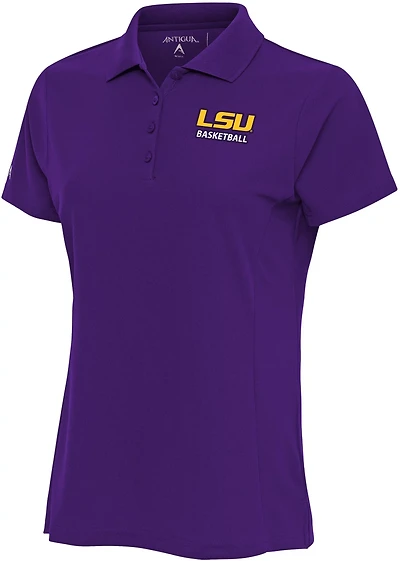 Antigua Women's Louisiana State University Basketball Legacy Pique Polo Shirt