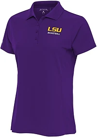 Antigua Women's Louisiana State University Basketball Legacy Pique Polo Shirt