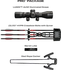 Killer Instinct Fatal-X Crossbow Kit with Crank