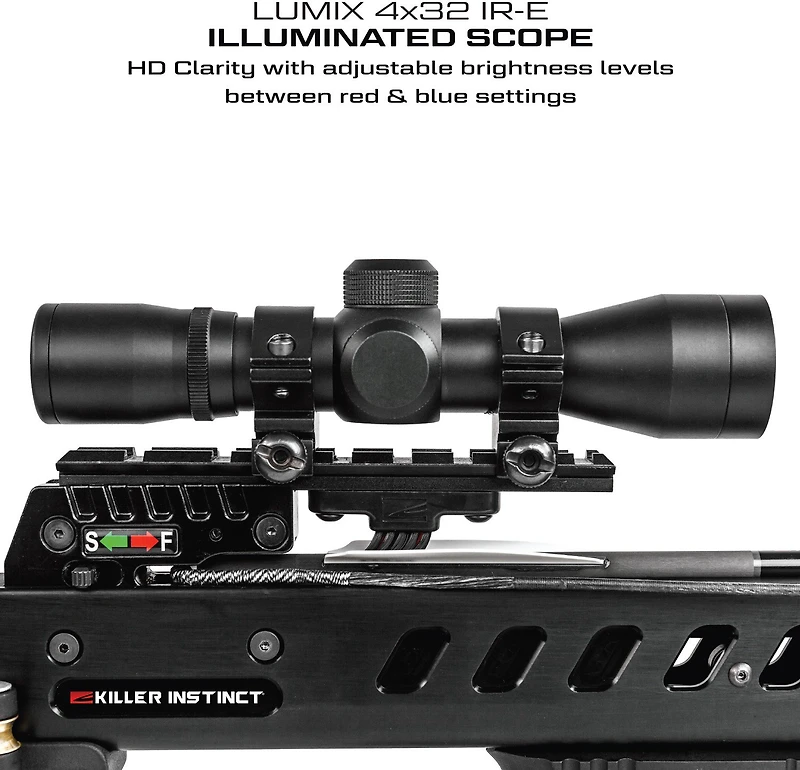 Killer Instinct Fatal-X Crossbow Kit with Crank