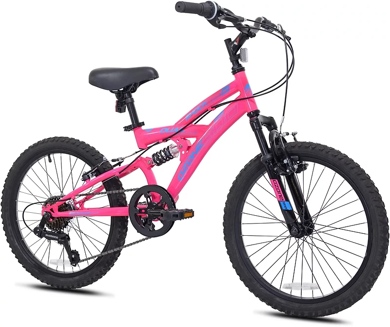 Ozone 500 Girls' Shock Force 20 Full Suspension Mountain Bike