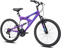Ozone 500 Girls' Shock Force 24 21-Speed Full Suspension Mountain Bike