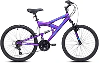 Ozone 500 Girls' Shock Force 24 21-Speed Full Suspension Mountain Bike