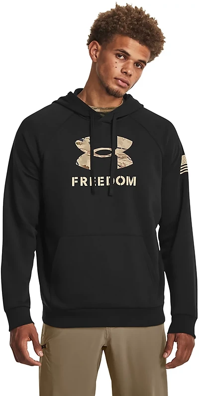 Under Armour Men's Freedom Big Flag Logo Fleece Hoodie