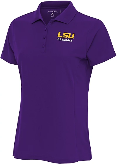 Antigua Women's Louisiana State University Baseball Legacy Pique Polo Shirt
