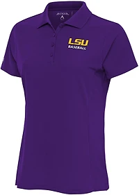 Antigua Women's Louisiana State University Baseball Legacy Pique Polo Shirt