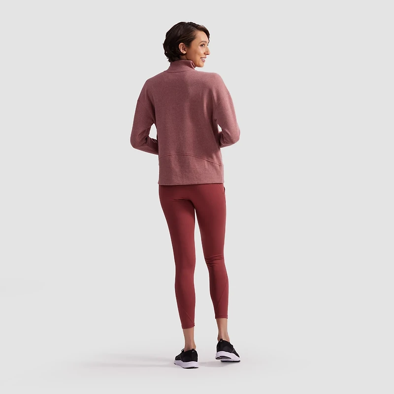 Freely Women's Iris 1/2-Zip Pullover Sweatshirt