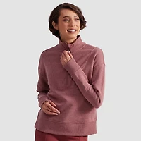 Freely Women's Iris 1/2-Zip Pullover Sweatshirt