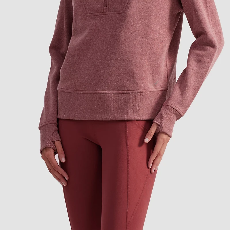 Freely Women's Iris 1/2-Zip Pullover Sweatshirt