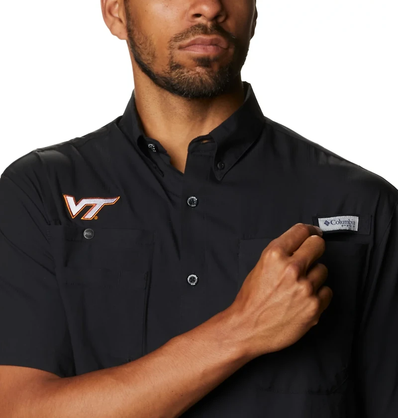 Columbia Sportswear Men's Virginia Tech Tamiami Button Down Shirt
