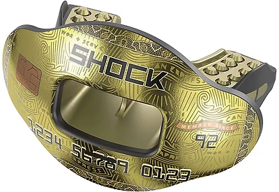 Shock Doctor Max Airflow Chrome Credit Card Mouthguard