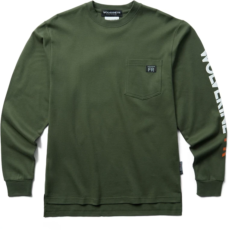 Wolverine Men's FireZerO Flame Resistant Long Sleeve T-shirt