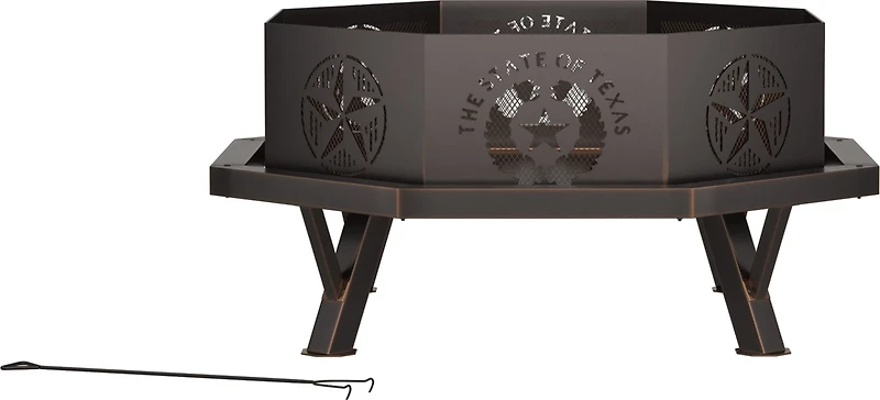 Mosaic Texas Fire Pit