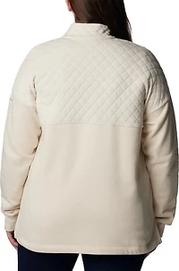 Columbia Sportswear Women's Plus hart Mountain Quilted 1/2 Snap Jacket
