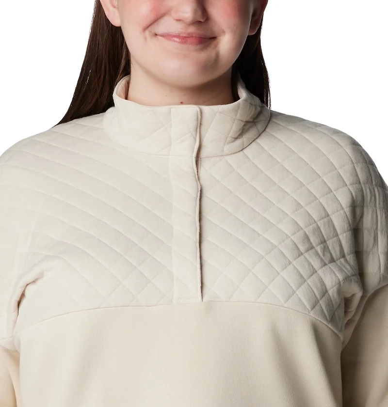 Columbia Sportswear Women's Plus hart Mountain Quilted 1/2 Snap Jacket