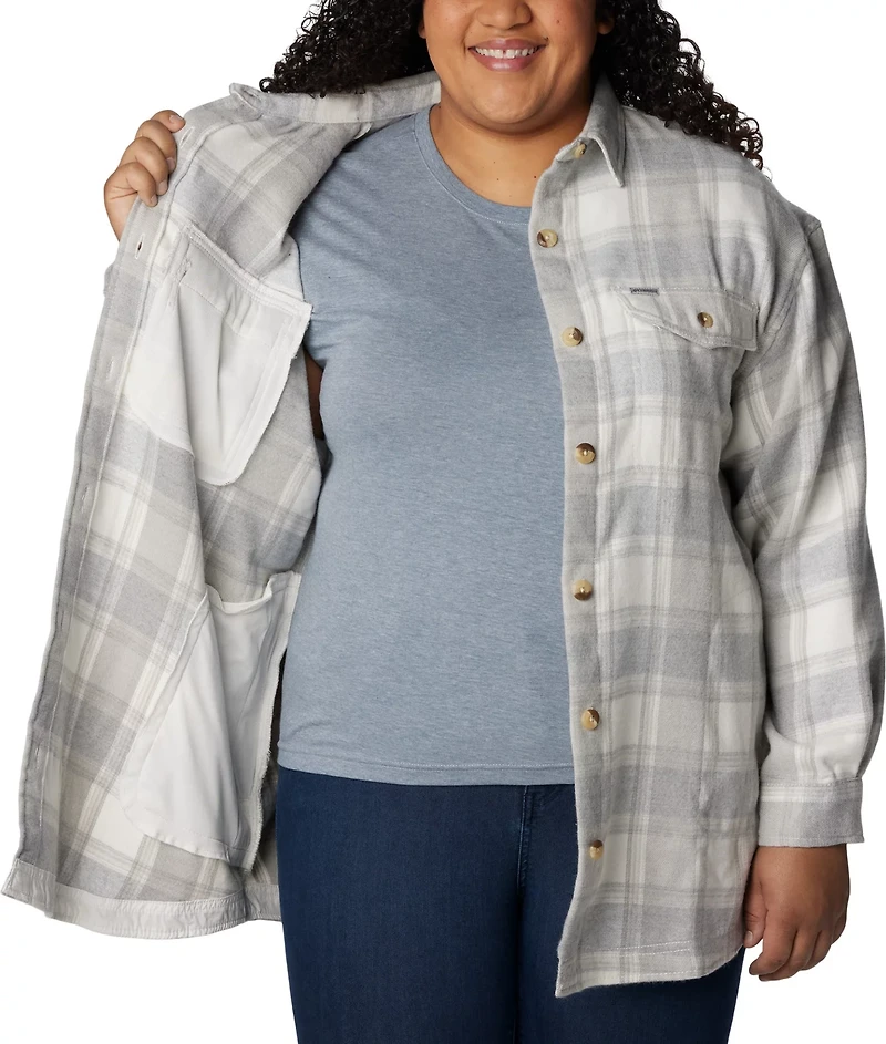 Columbia Women's Plus Calico Basin Shirt Jacket