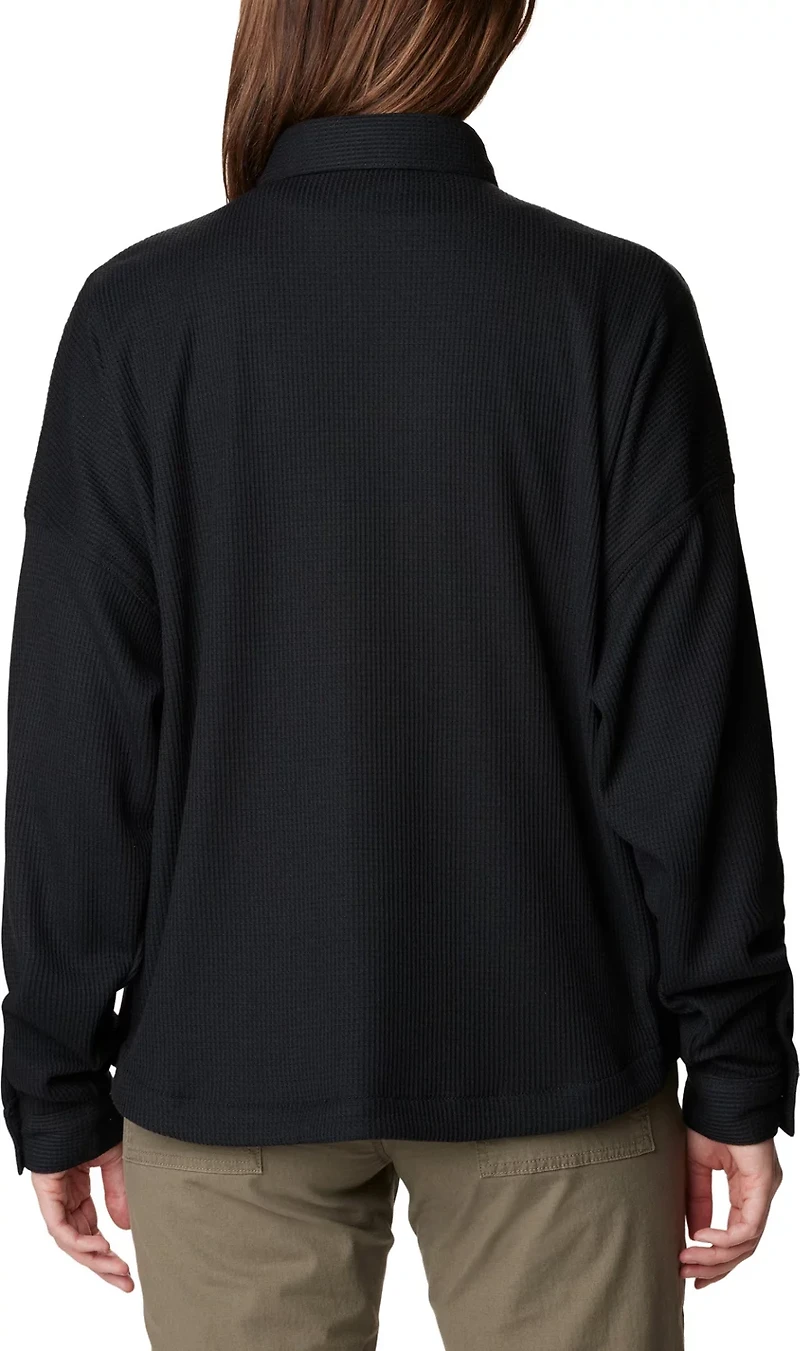 Columbia Sportswear Women's Plus Holly Hideaway Waffle Shirt Jacket