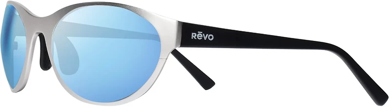 Revo Icon Oval Chrome Sunglasses