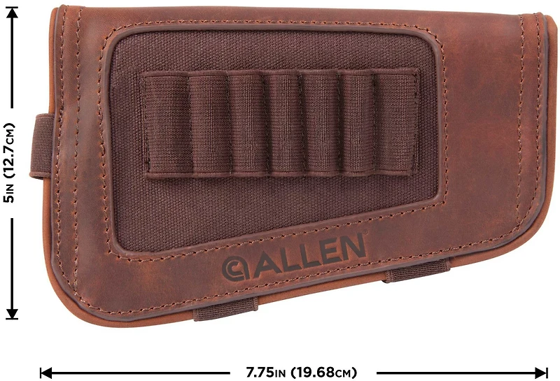 Allen Company New Castle Leather Buttstock Cartridge Carrier