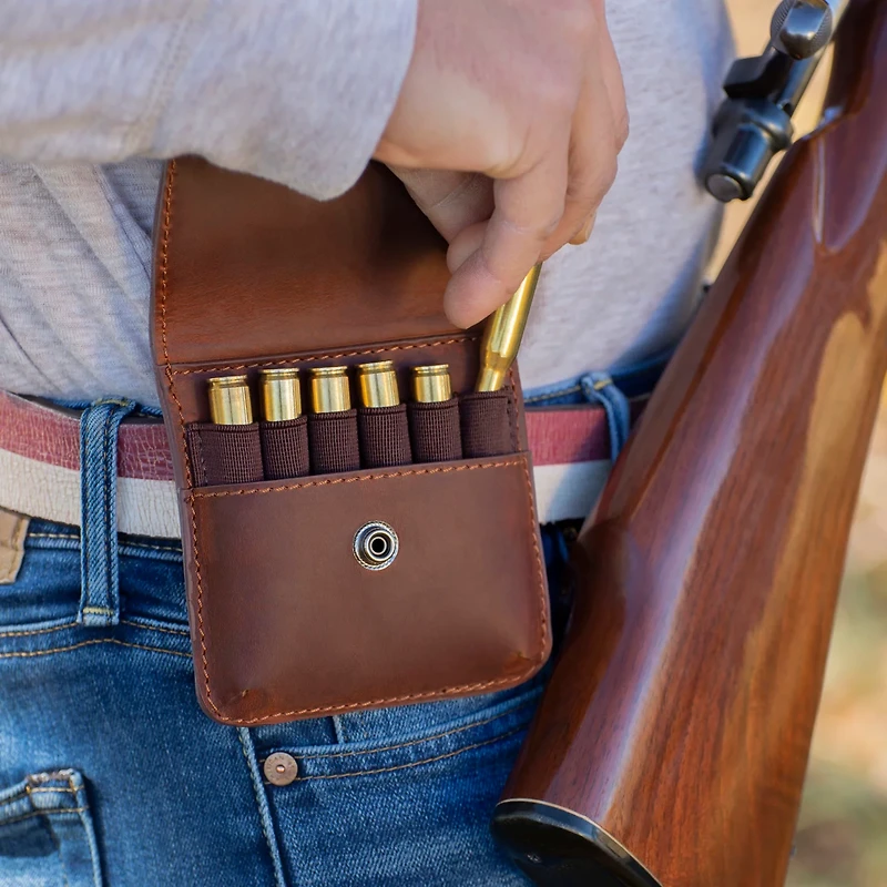 Allen Company Del Norte Leather Belt Loop Cartridge Holder