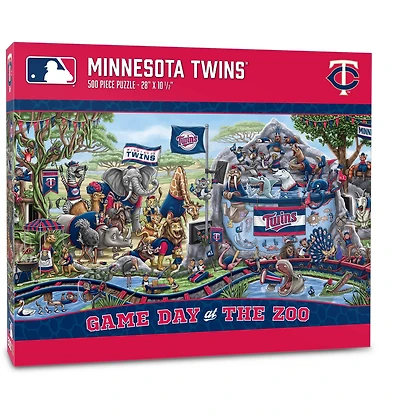 YouTheFan Minnesota Twins Game Day At The Zoo 500-Piece Puzzle