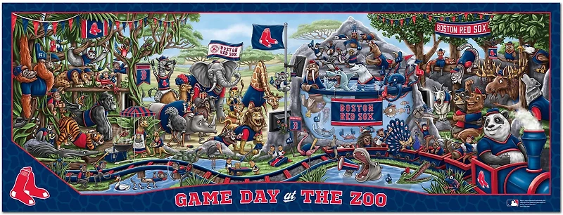 YouTheFan Boston Red Sox Game Day At The Zoo 500-Piece Puzzle