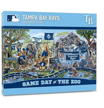 YouTheFan Tampa Bay Rays Game Day At The Zoo 500-Piece Puzzle