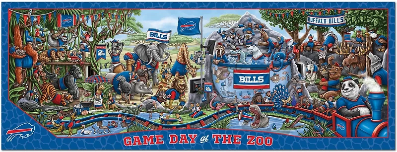 YouTheFan Buffalo Bills Game Day At The Zoo 500-Piece Puzzle