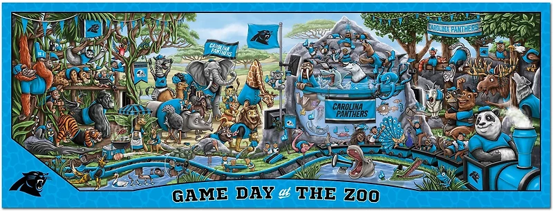 YouTheFan Carolina Panthers Game Day At The Zoo 500-Piece Puzzle