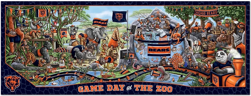 YouTheFan Chicago Bears Game Day At The Zoo 500-Piece Puzzle
