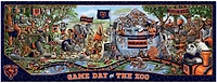 YouTheFan Chicago Bears Game Day At The Zoo 500-Piece Puzzle