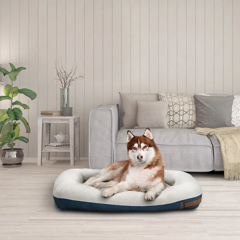 Bark and Slumber Large 40x30in Rectangle Lounger Dog Bed
