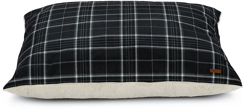 Bark and Slumber Large Reversible Plaid Pillow Dog Bed