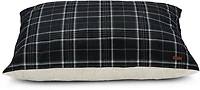 Bark and Slumber Large Reversible Plaid Pillow Dog Bed
