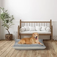 Bark and Slumber Large Reversible Plaid Pillow Dog Bed