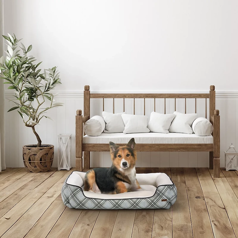 Bark and Slumber Large Box Dog Bed