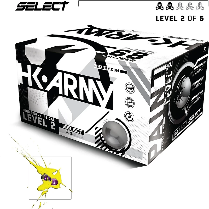 HK Army Select Yellow Fill Paintballs 2,000-Pack