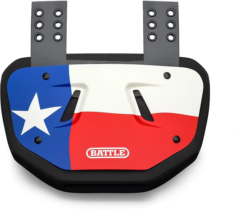 Battle Youth FB Chrome Texas Flag Back Plate