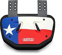 Battle Youth FB Chrome Texas Flag Back Plate