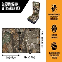 Allen Company RealTree Edge Vanish Foam Cushion With Back