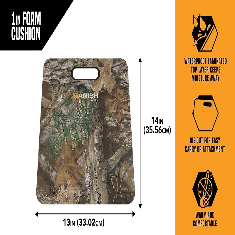 Allen Company Mossy Oak Break-Up Country 13x14x1in Vanish Foam Cushion