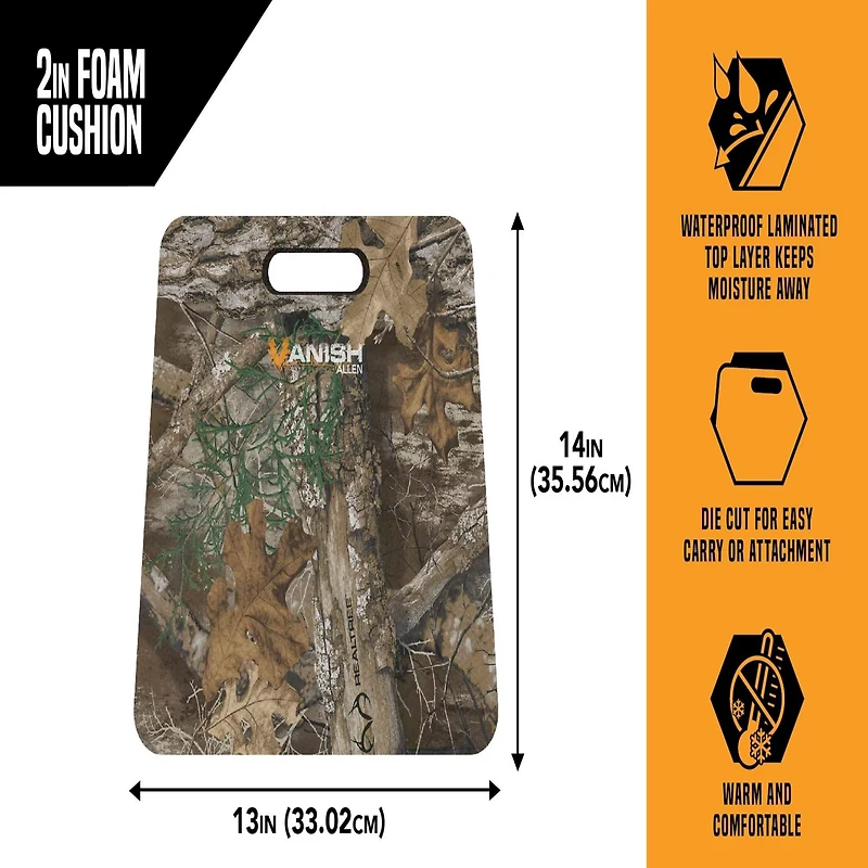 Allen Company Mossy Oak Break-Up Country 13x14x2in Vanish Foam Cushion