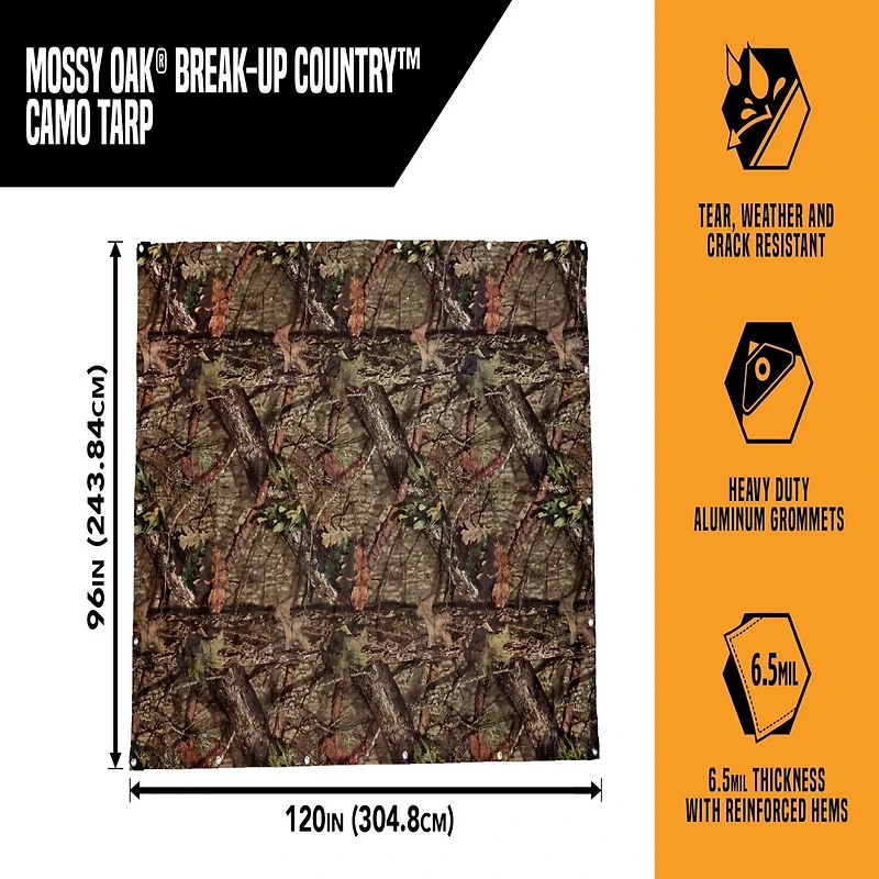 Allen Company Vanish Camo 8 ft x 10 ft Tarp