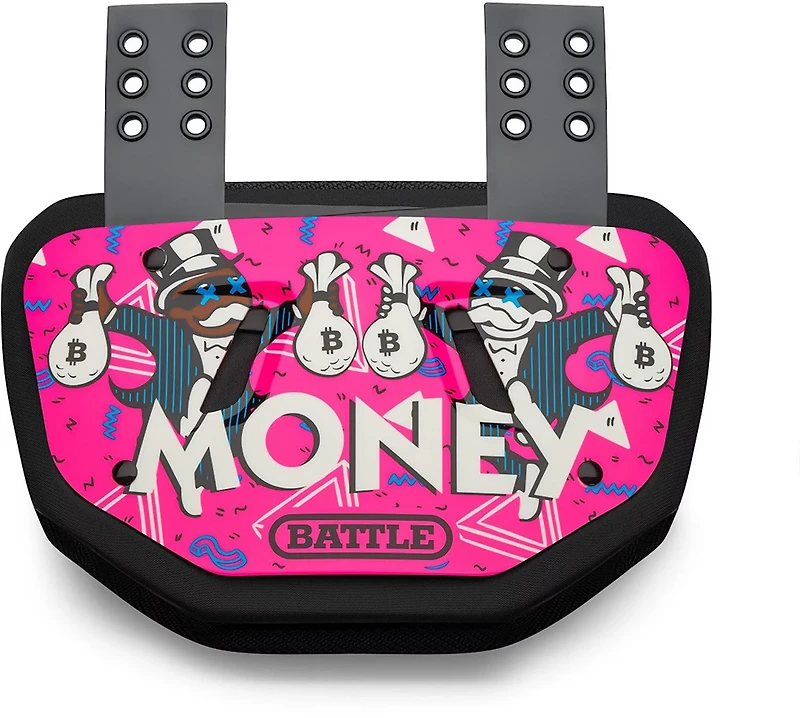 Battle Adults' Money Man Football Back Plate