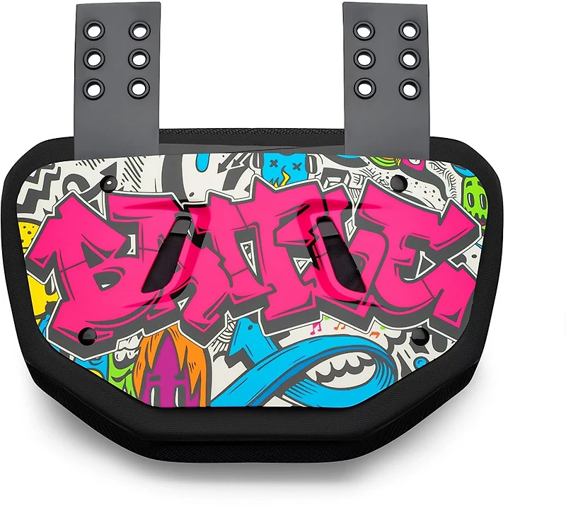 Battle Adults' Graffiti Football Back Plate