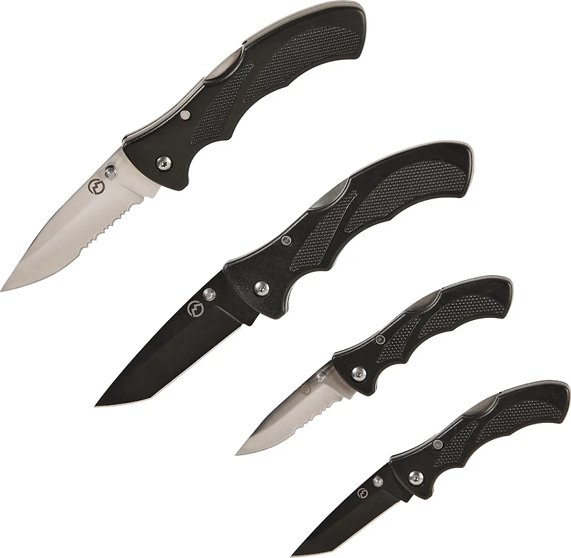 Magellan Outdoors Folder Knives 4-Pack