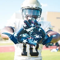 Battle Adults' Doom USA Football Gloves