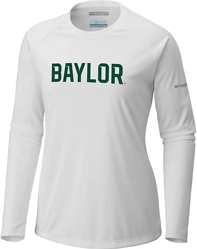 Columbia Sportswear Women's Baylor University Tidal II Long Sleeve Graphic T-shirt