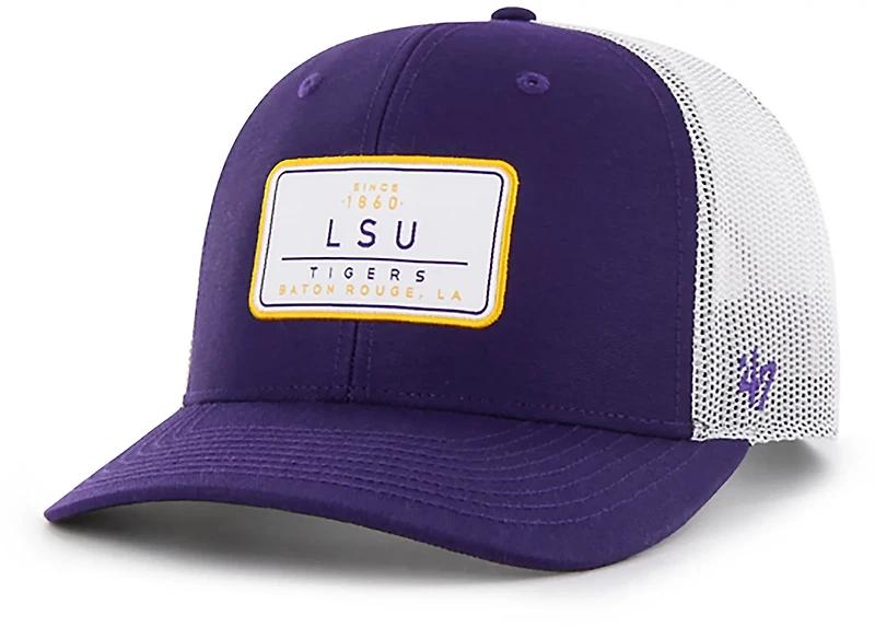 '47 Men's Louisiana State University Primary Logo Harrington Trucker Cap