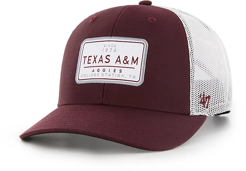 '47 Men's Texas A&M University Primary Logo Harrington Trucker Cap